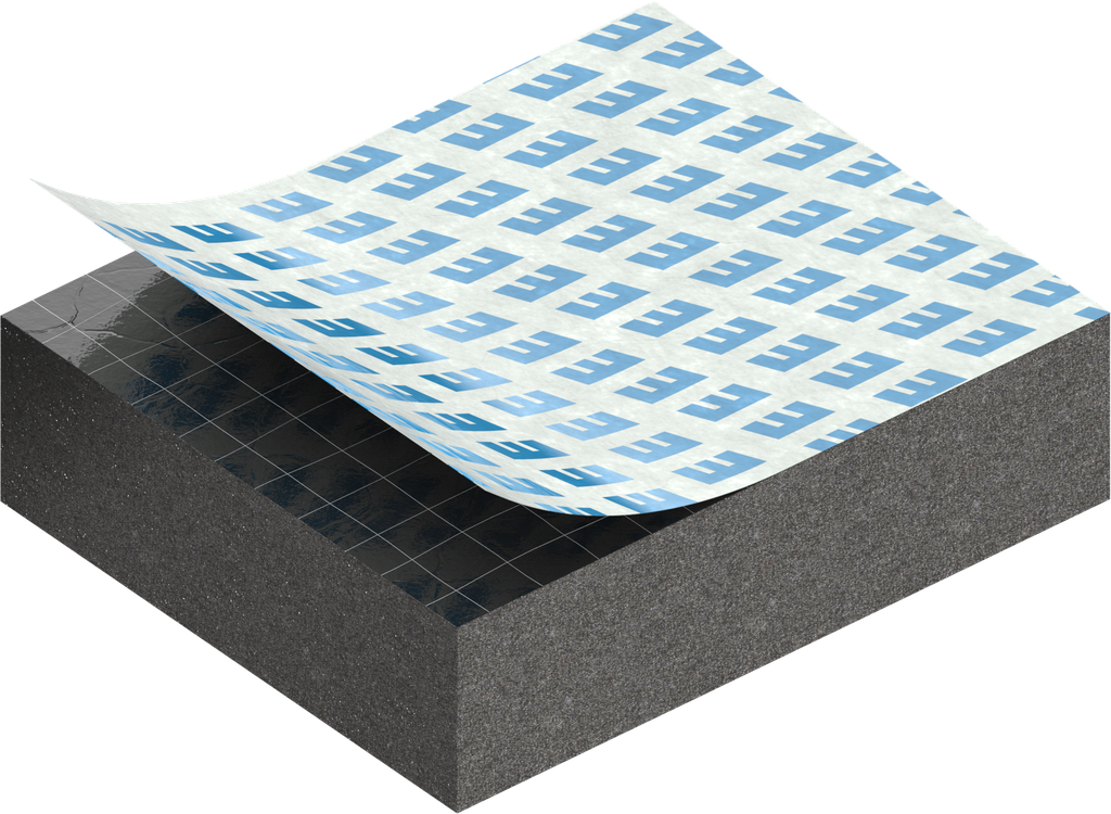 Zellgummi  8 x 25 mm, EPDM schwarz dehnungsfrei und selbstklebende Montagehilfe