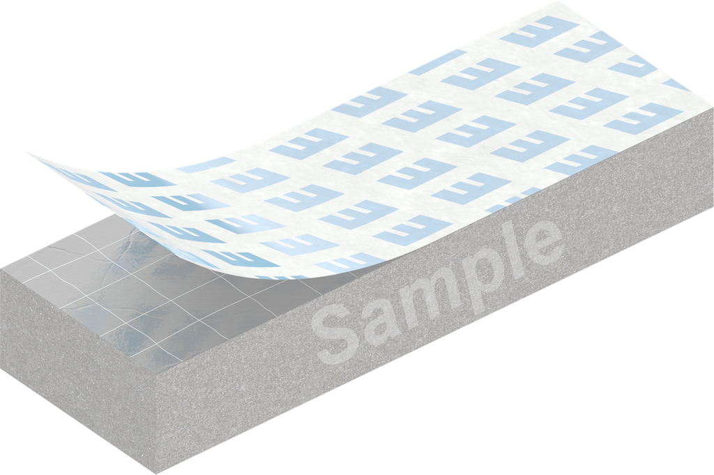 Cell sponge rubber 20 x 70 mm, EPDM black stretch eliminating and self-adhesive