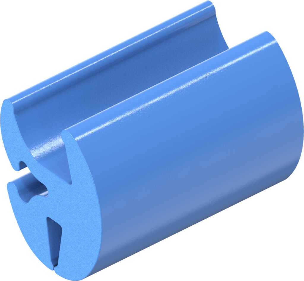 Klemmprofil, Siliconvollmaterial 60 ± 5 Shore A