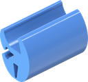 Klemmprofil, Siliconvollmaterial 60 ± 5 Shore A