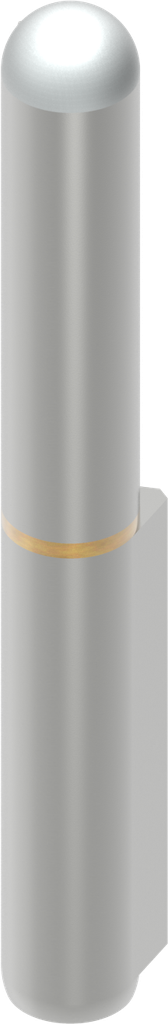 Paumelle à souder, acier brut