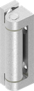 Scharnier, Zamak onbehandeld