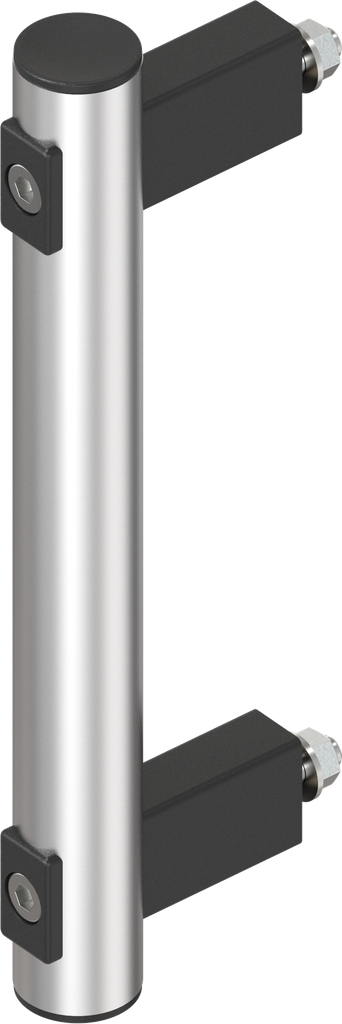 Buisgreep, Aluminium geanodiseerd