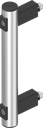 Maniglia tubolare, alluminio anodizzato