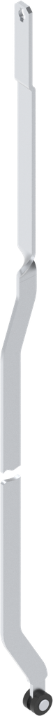 tringle plate L = 1 101 - 1 200 mm, acier zingué