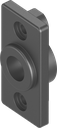 adaptateur sans arrêt pour Ts 10 mm, polyamide GF V0 noir