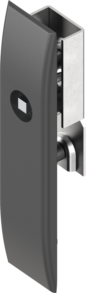 capotage pour crémones avec rotor carré 6, polyamide GF noir