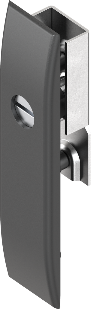 capotage pour crémones avec rotor fente 2x4, polyamide GF noir