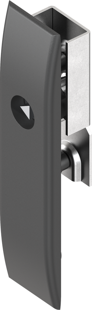 Embellecedor para varillas con inserto triángulo 6,5 CNOMO, poliamida GF negro