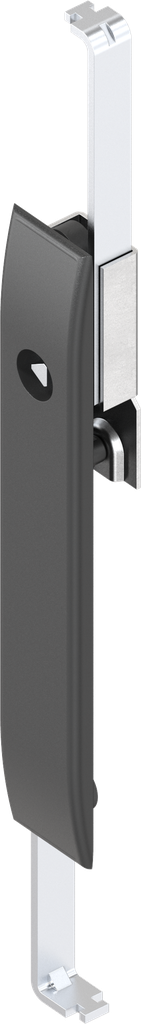 Sleutelschild voor sluitstangen met bediening driekant 7, polyamide GF zwart