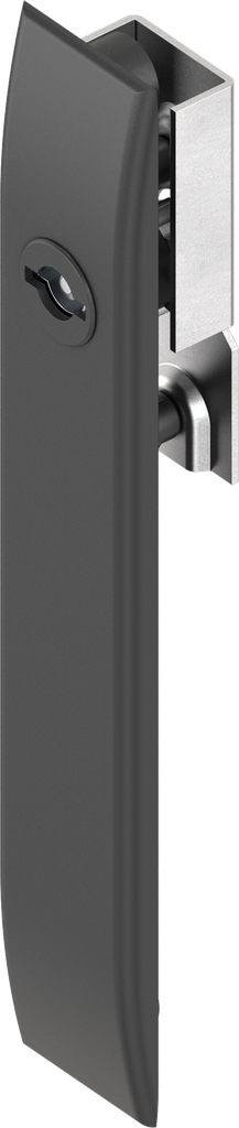 capotage pour crémones avec rotor double barre 3 et cache-entrée, polyamide GF noir