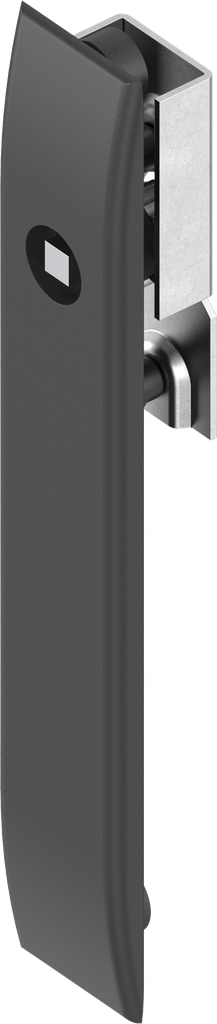 capotage pour crémones avec rotor carré 7, polyamide GF noir