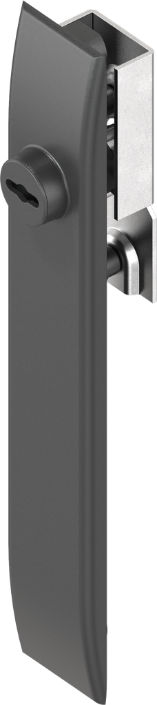 capotage pour crémones avec rotor FIAT et cache-entrée, polyamide GF noir