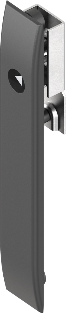 capotage pour crémones avec rotor triangle 6,5 CNOMO, polyamide GF noir