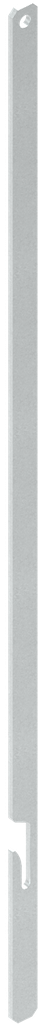 Platte stang 14x3 met sluithaak voor smalle omzetting onder, Staal verzinkt