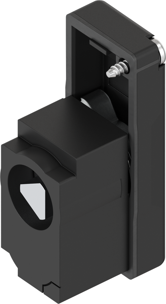 Módulo de cierre con inserto triángulo 9, poliamida GF negro