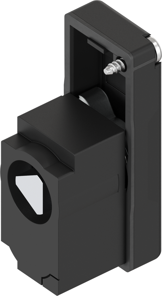 Módulo de cierre con inserto triángulo 10, poliamida GF negro