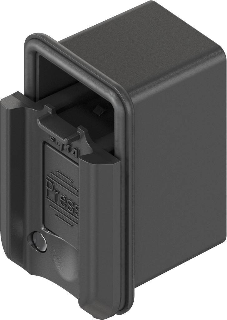 Module Zamak zwart gepoedercoat