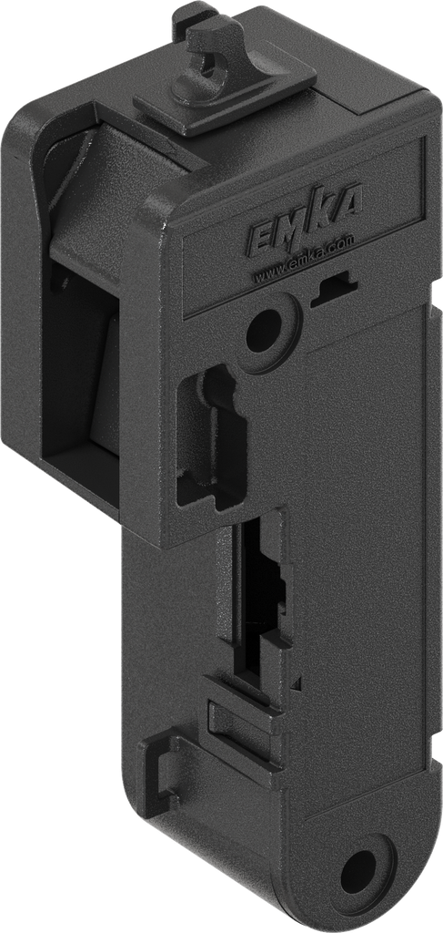 eCam chiusura elettromeccanica per linguetta Safety con feedback, poliammide GF nero