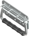 Asa plegable con resorte de torsión, acero galvanizado DS más Top Coat