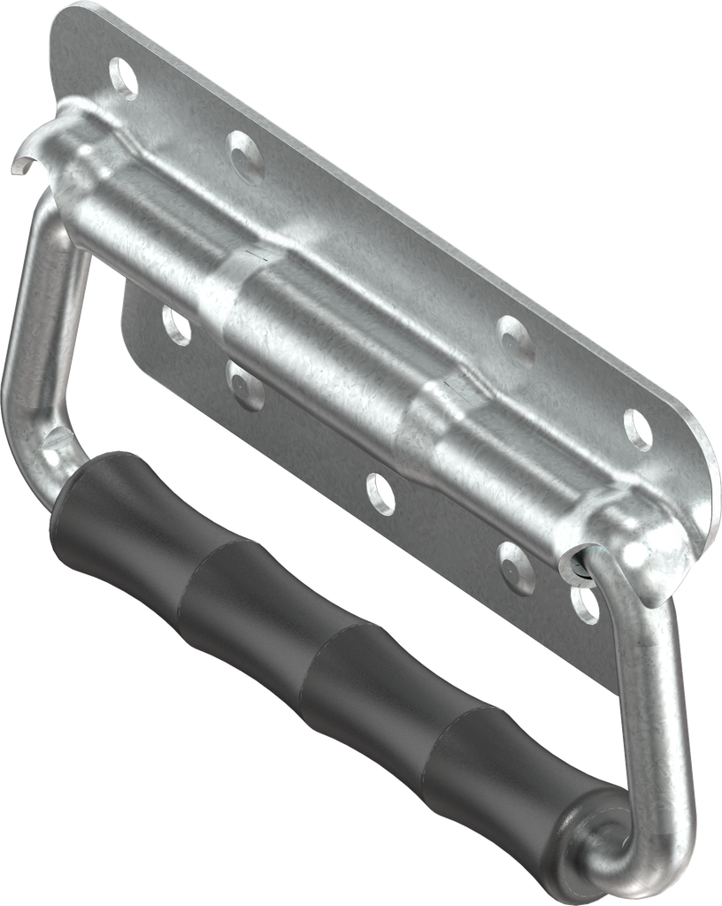 Asa plegable sin resorte de torsión, acero galvanizado DS más Top Coat