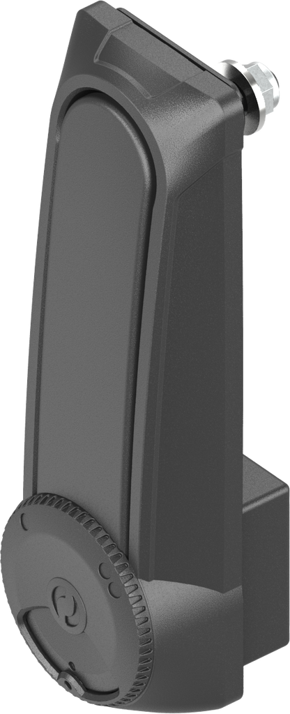 Dubbele cilinder zwenkgreep "lang" met RC2 voor profiel-halfcilinder 40 mm en 45 mm (A = 30 mm en 40 mm), Zamak zwart gepoedercoat