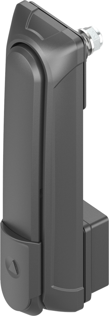 Zwenkgreep "lang" zonder module, polyamide GF zwart