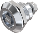 Vibration-resistant quarter turn railway version, Zinc die chrome-plated