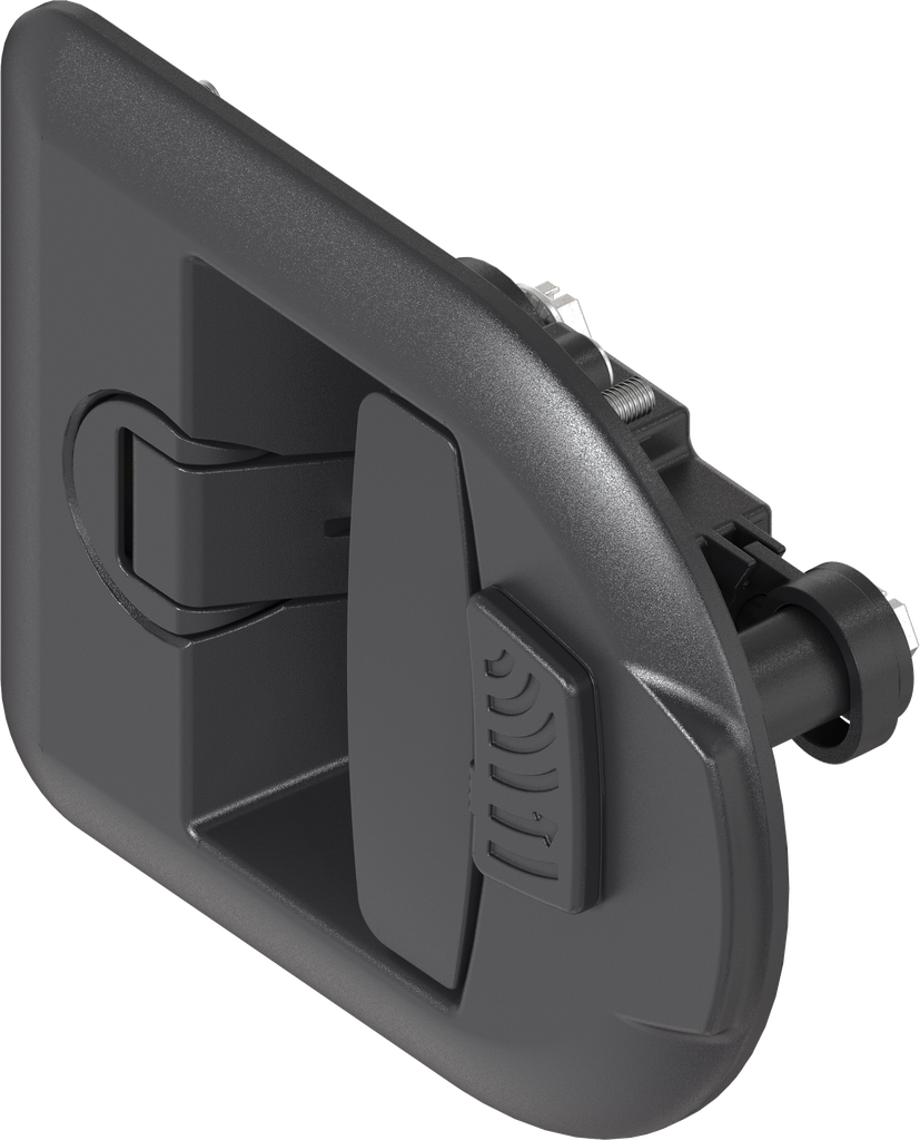polyamide GF zwart en GD-Zn (Zamak) zwart gepoedercoat