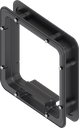 Telaio distanziale schiumato dall'interno per Ts = 40 mm, ABS nero