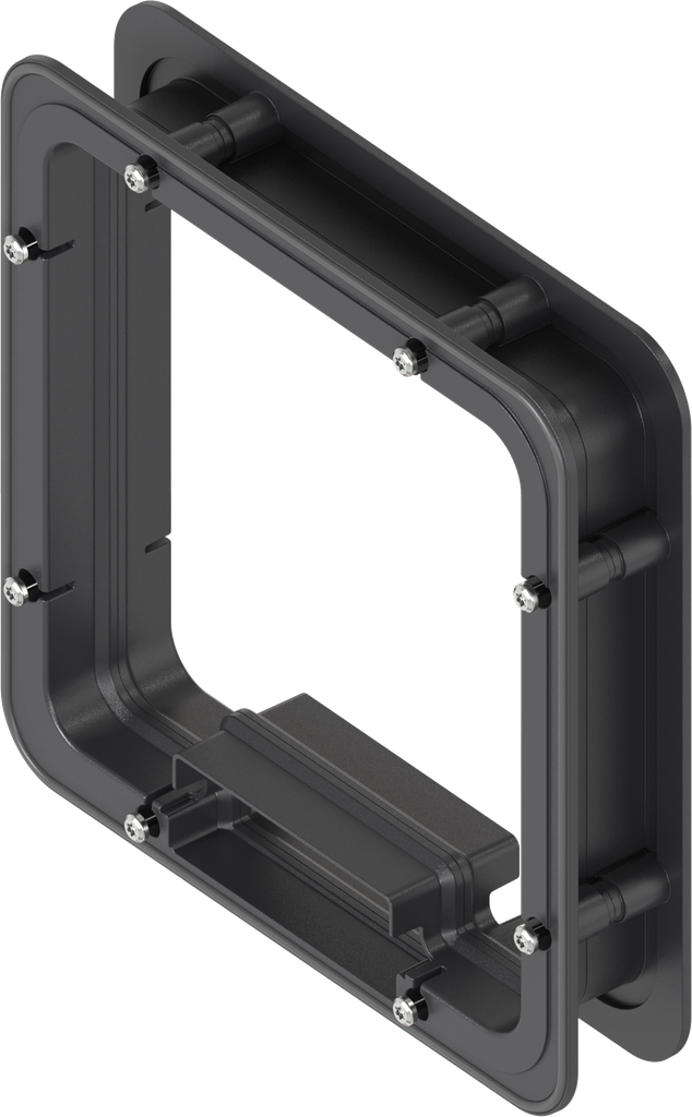 Telaio distanziale schiumato per Ts = 40 mm, ABS nero