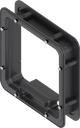 Spacer frame foamed inside for Ts = 45 mm, ABS black