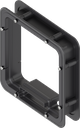 Spacer frame foamed for Ts = 45 mm, ABS black