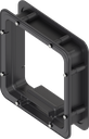 Spacer frame foamed inside for Ts = 50 mm, ABS black
