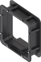 Spacer frame foamed inside for Ts = 60 mm, ABS black