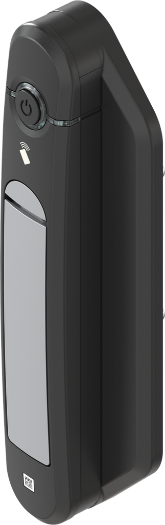 Zamak gepoedercoat in wit aluminium en polyamide GV zwart