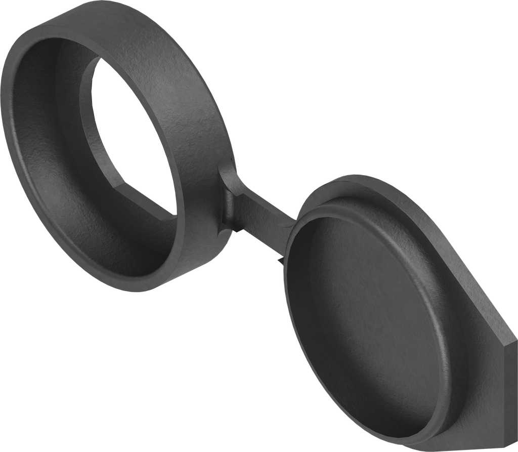 Tapa antipolvo, polietileno negro