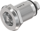 Chiusura 1/4 di giro a compressione triangolo 7 con riferimento versione sinistra, acciaio inox AISI 316