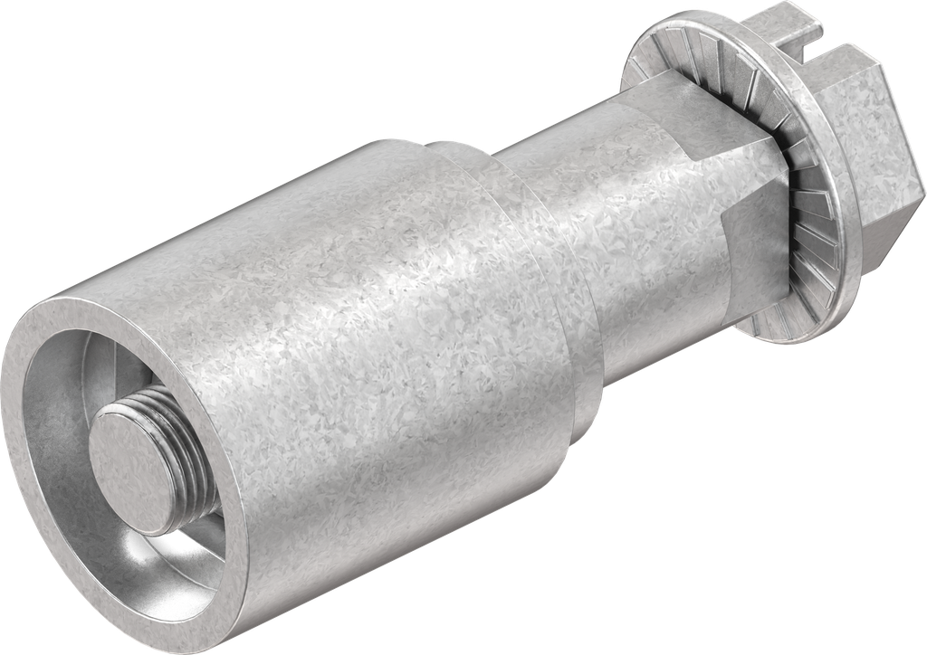 Adaptador, zamak bruto