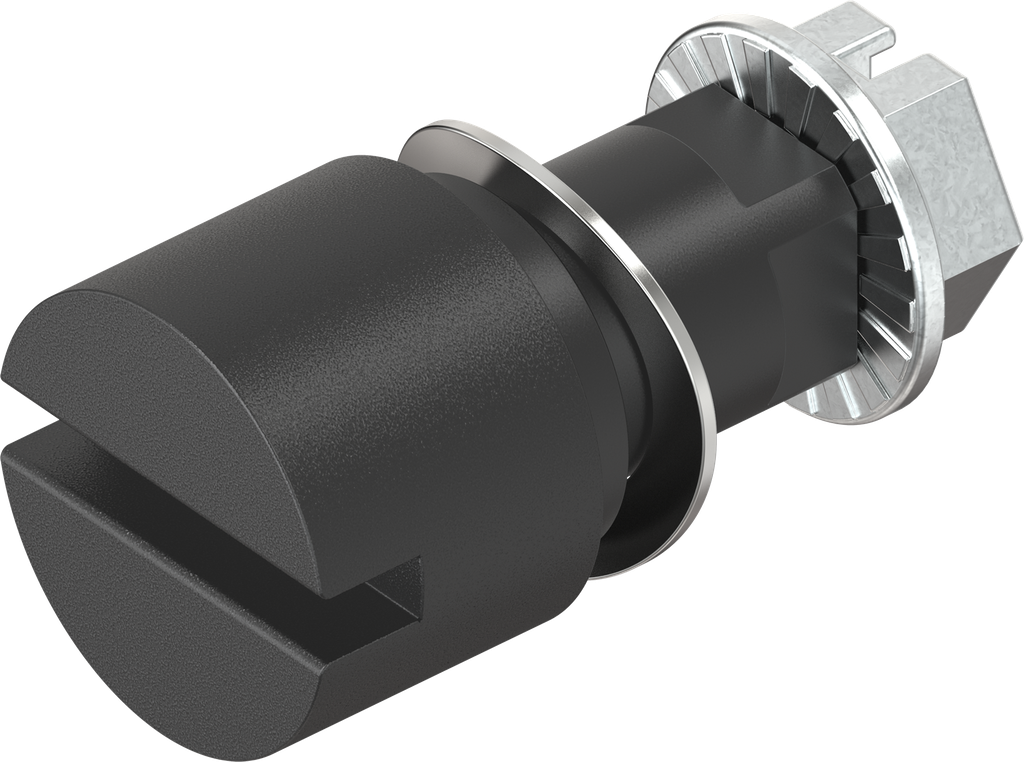 Inserto taglio 2x4, poliammide 66 GF 50 nero