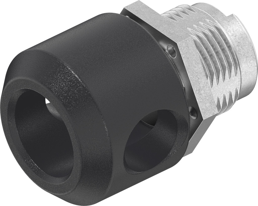 Slothuis voor hangslot, Zamak zwart gepoedercoat