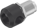 Carcasa para candado, zamak recubierto de polvo negro