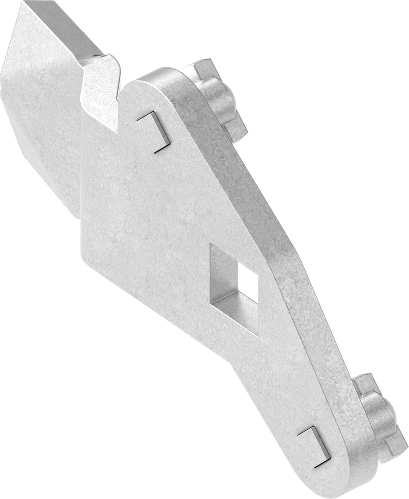 3-Point cam, right version, Steel zinc-plated