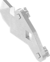 3-Point cam, right version, Steel zinc-plated