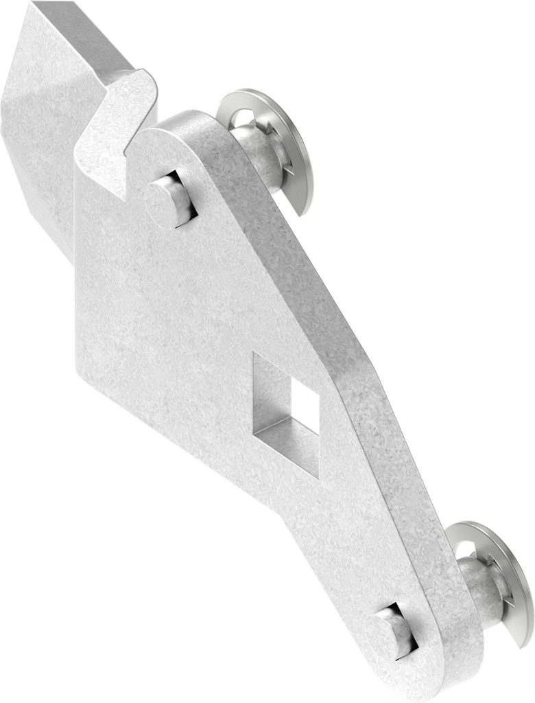 3-Point cam, right version, Steel zinc-plated