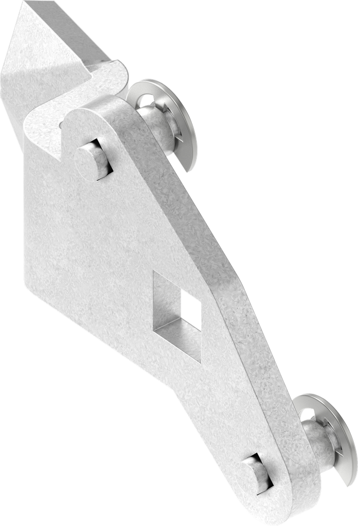 3-Point cam, right version, Steel zinc-plated