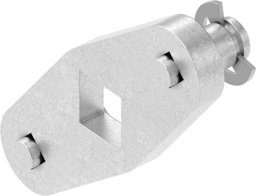 Propulsore per aste, acciaio zincato