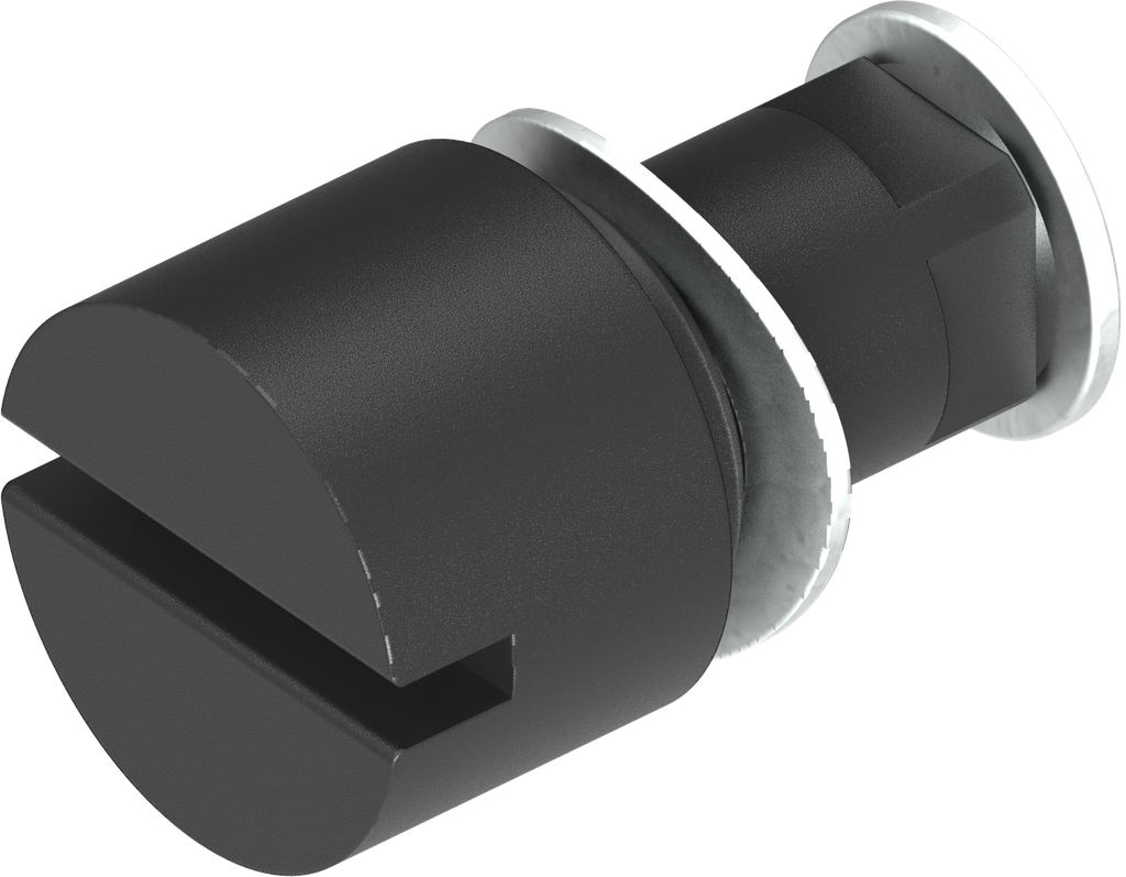 Inserto taglio 2x4, poliammide nero