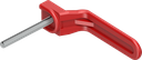 Binnengreep, polyamide rood