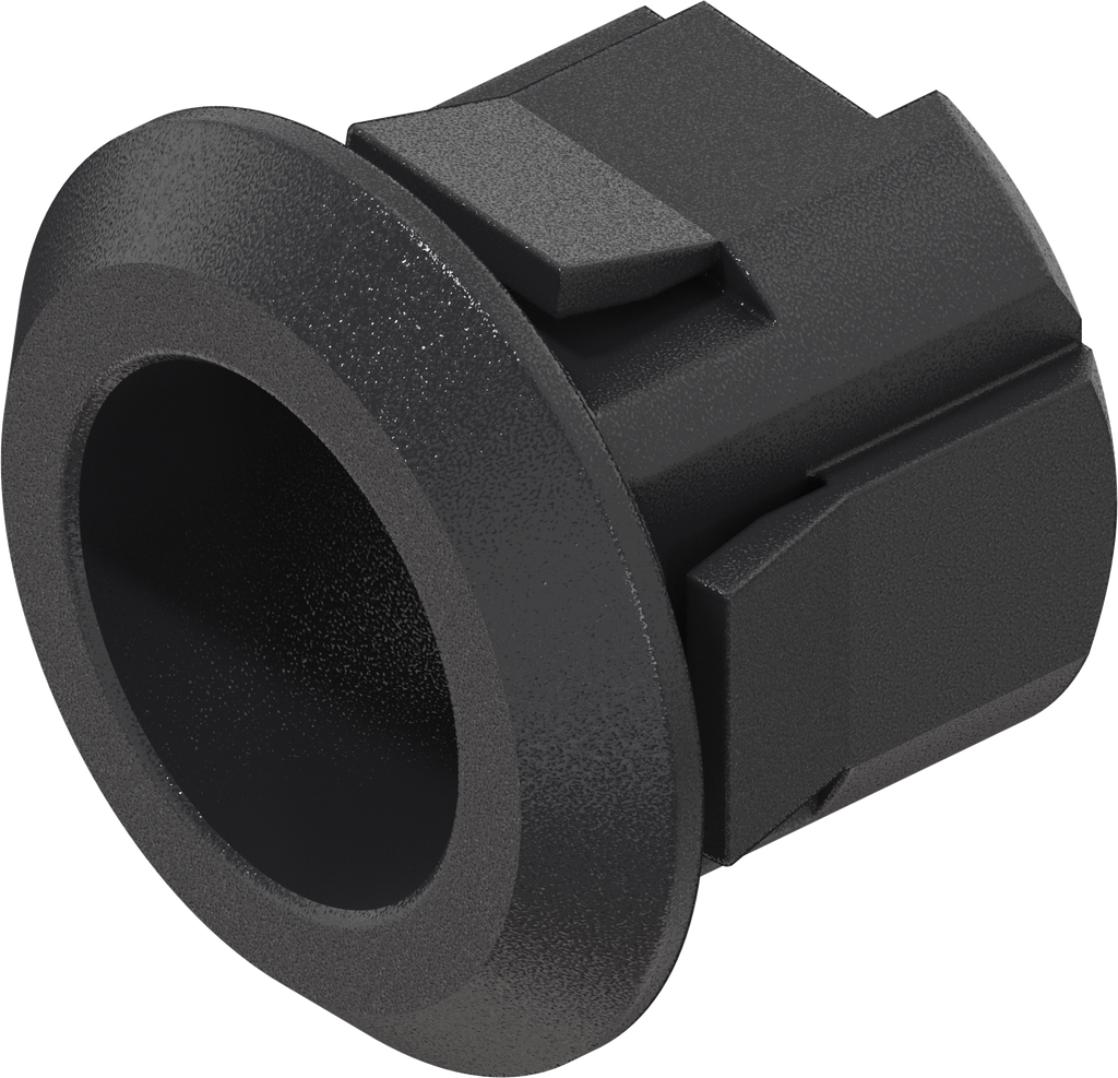 Carcasa, a presión, poliamida negro